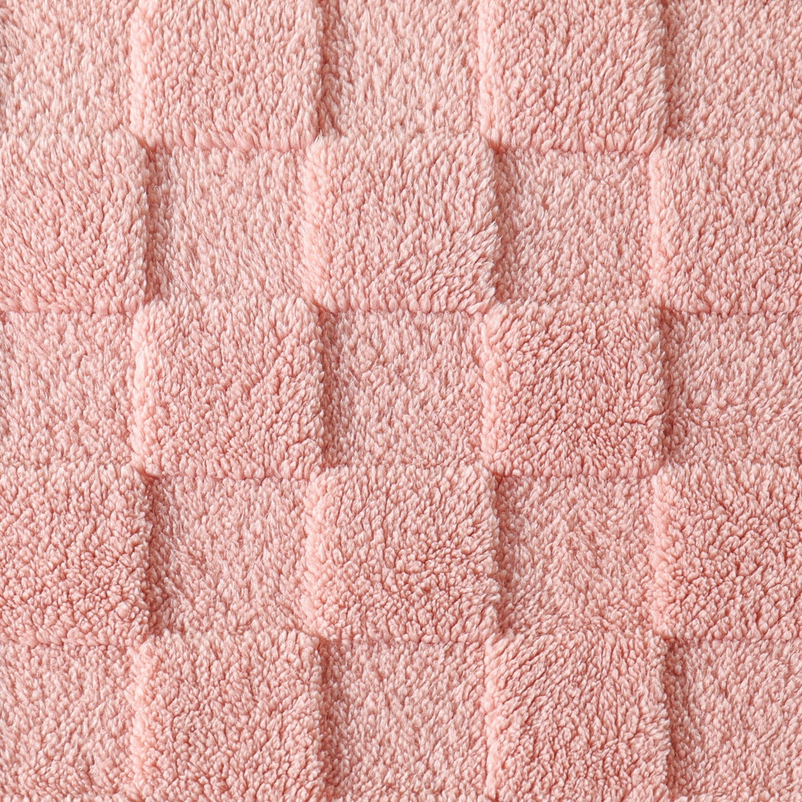 Super Soft Flannel Fleece Throw Blanket for Couch, Super Soft Warm Lightweight Checkered Pattern Blanket for All Seasons, Pink, 50"x60" - Luxury Knitted Decorative Throw Blanket with Fringes Detail