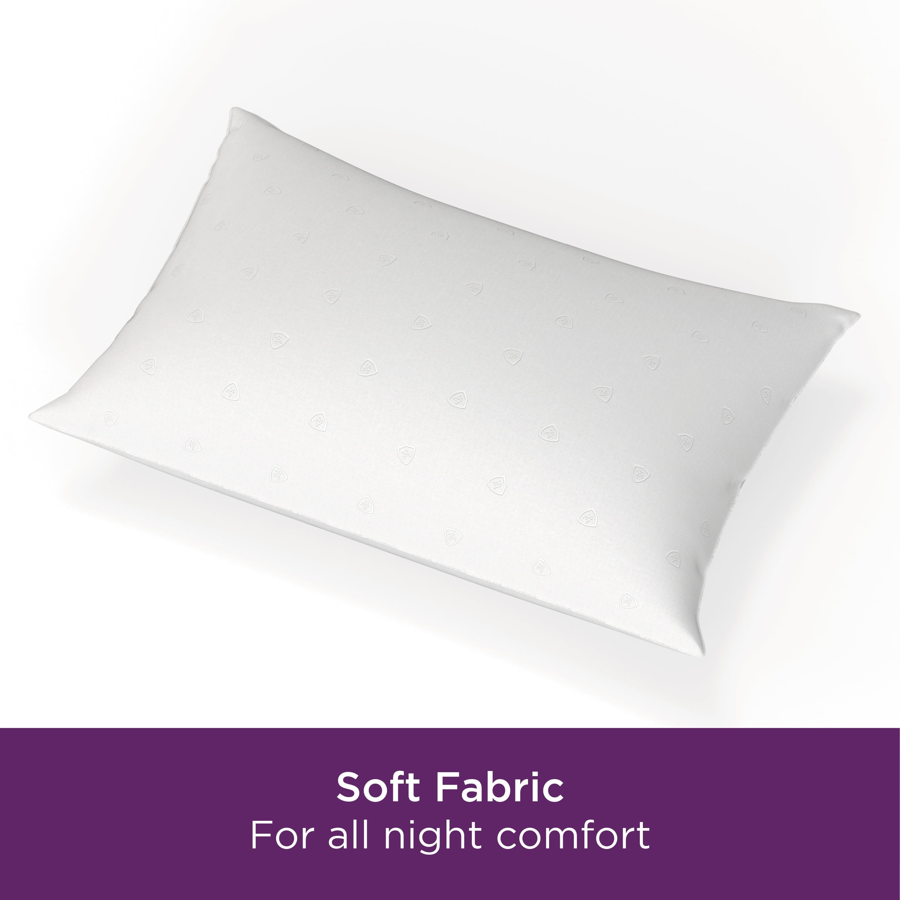 Orthopedic Support Bed Pillows, Standard/Queen (2 Count) - Ergonomic Memory Foam Pillow for Neck Pain Support Detail