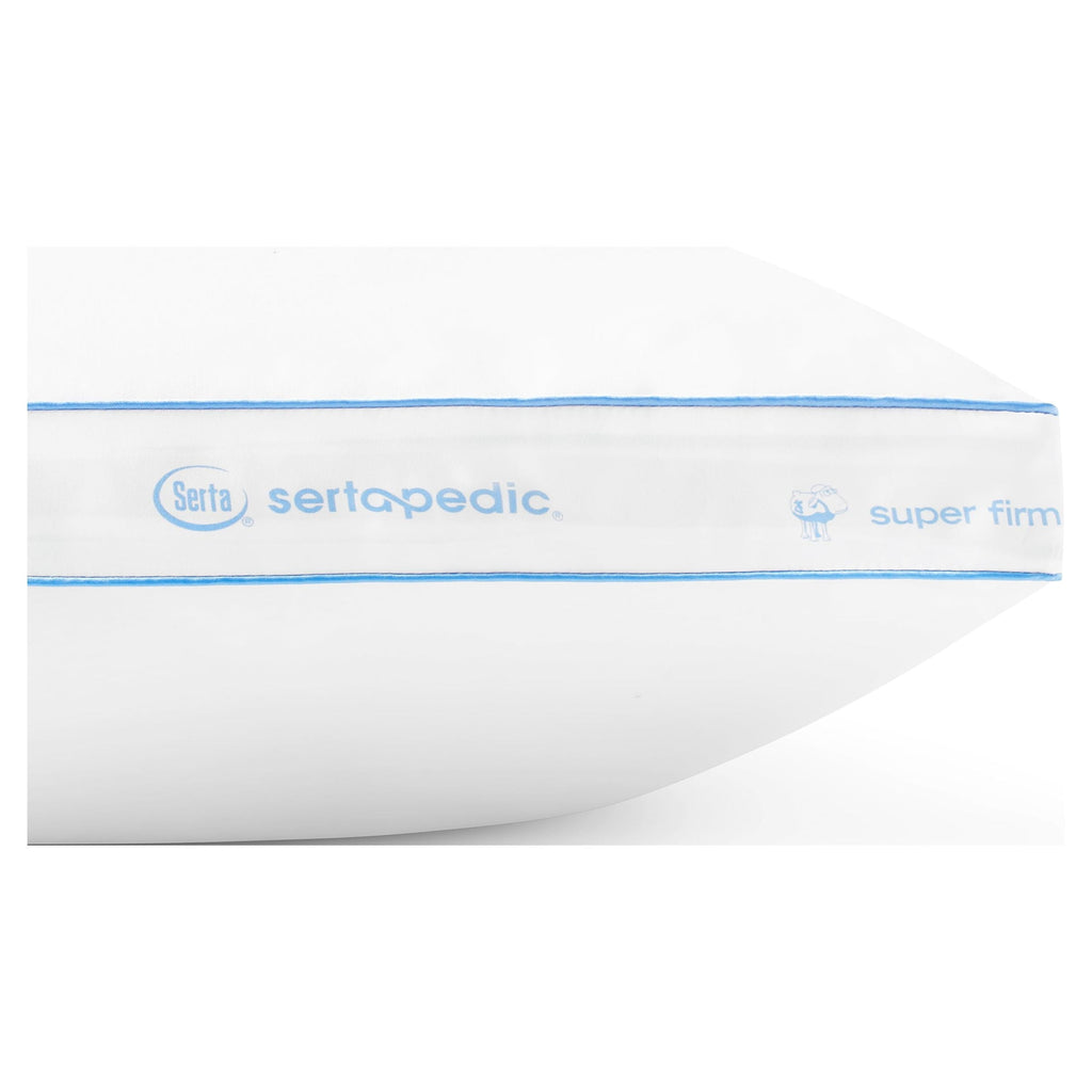 Hotel Collection pedic Extra Firm Bed Pillow, King, 2 Pack, Hypoallergenic - Ergonomic Memory Foam Pillow for Neck Pain Support Detail