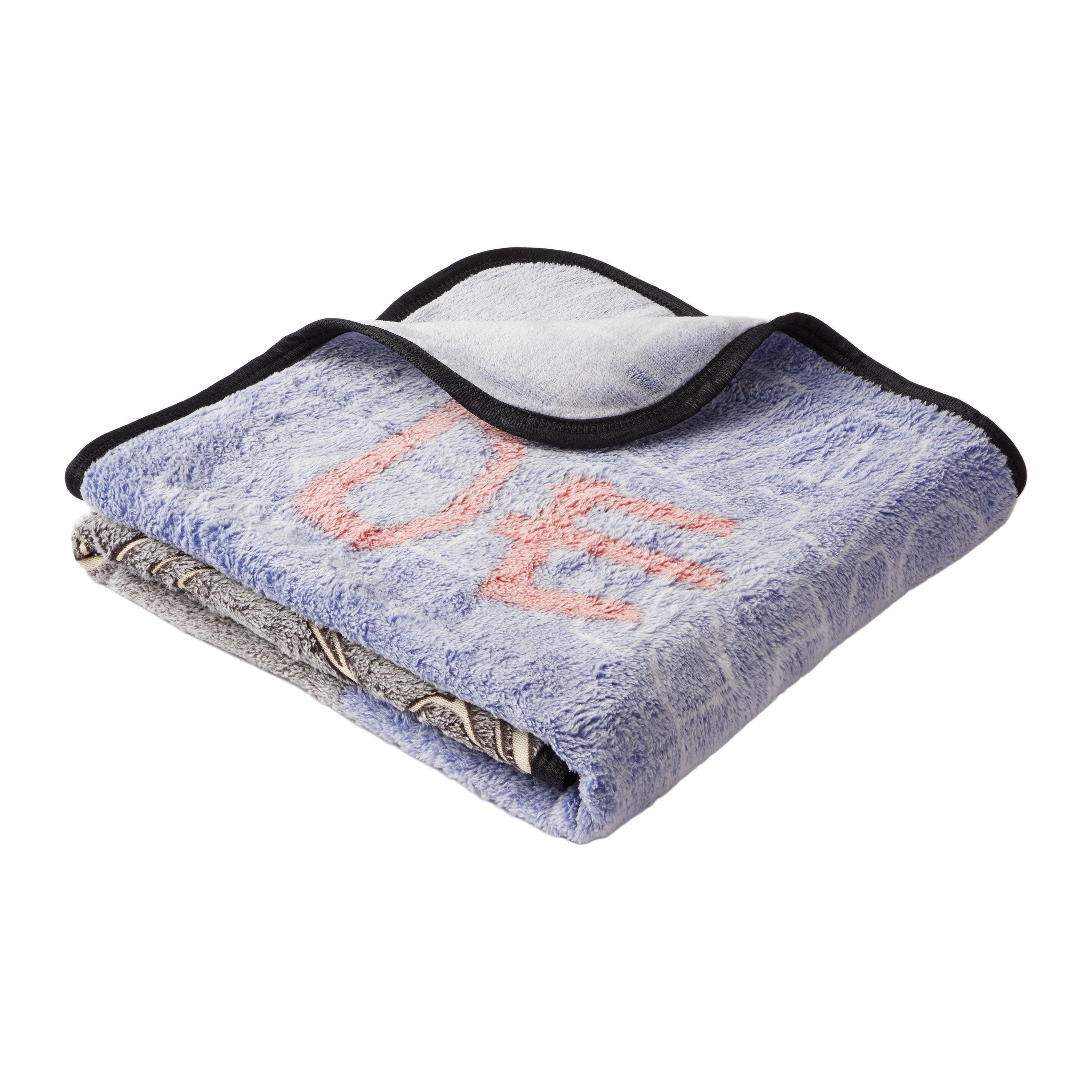 Lightweight Warm Kids Fleece Throw Blanket, 46x60, Glows-In-The-Dark - Super Soft Reversible Sherpa Flannel Blanket Detail
