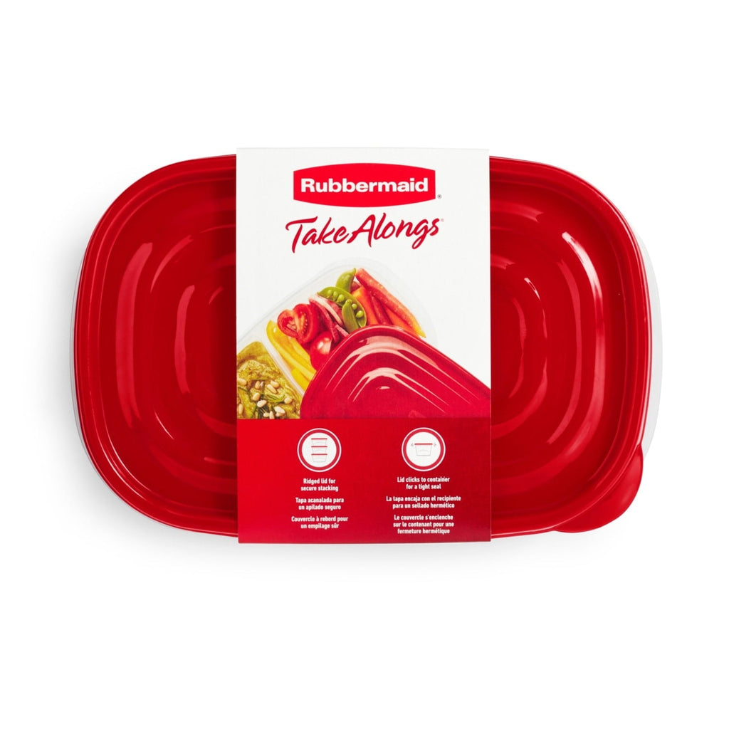 Whimsical Doughnut alongs Divided Rectangular Food Storage Containers, 3.7 Cup, 3-Pack - Deliciously Soft Cupcake Sensory Glob Detail