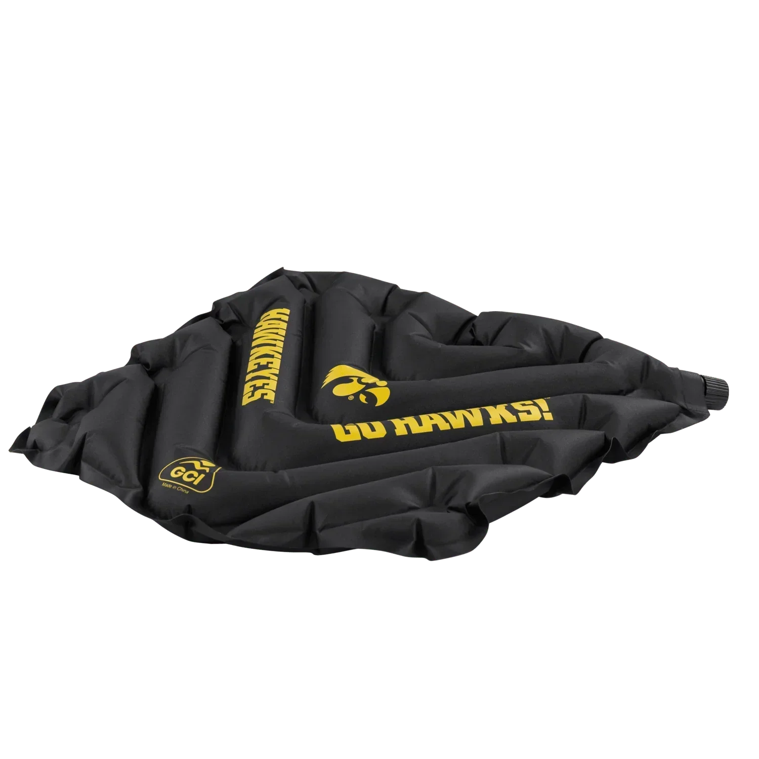 Ultra-Lightweight College V Seat Inflatable Stadium Cushion - Iowa Hawkeyes - Choice 157 - Ergonomic Portable Stadium Seat for Sports Events Detail