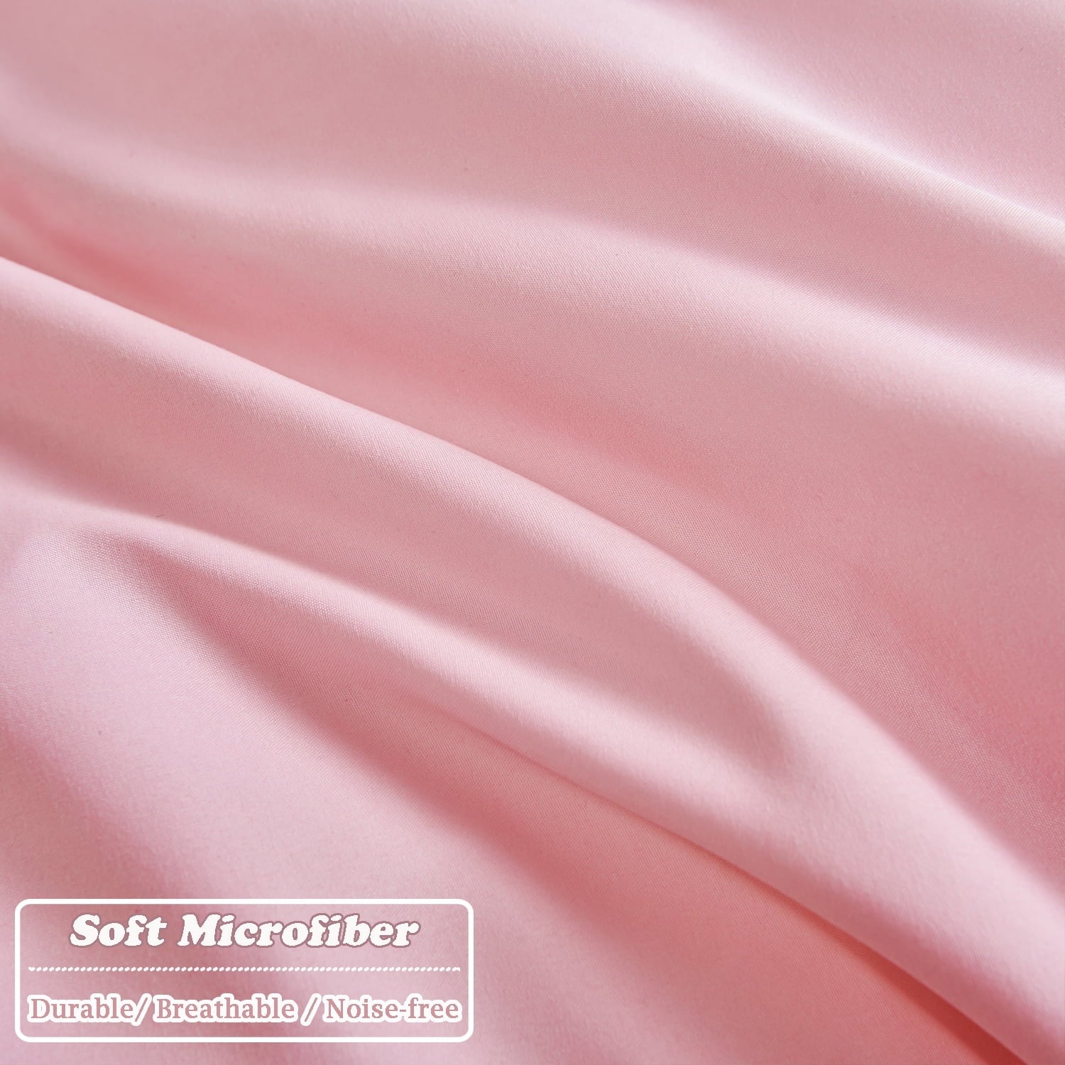 All-Season Pink Full Size Comforter Set Pom Fringe 3 Pcs Boho Chic Cute Ball Pom Blush Bedding Set Cali Soft Lightweight Solid B... - Hypoallergenic Ultra-Fluffy Quilt for Winter Detail