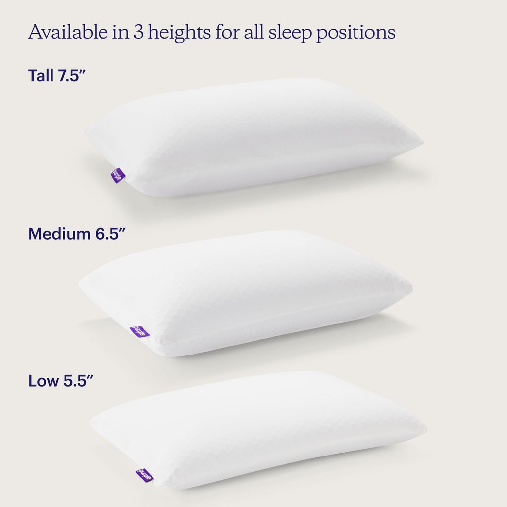 Decorative Plump Harmony Medium Standard Bed Pillow - Hypoallergenic - Orthopedic Shredded Foam Bed Pillow Set Detail