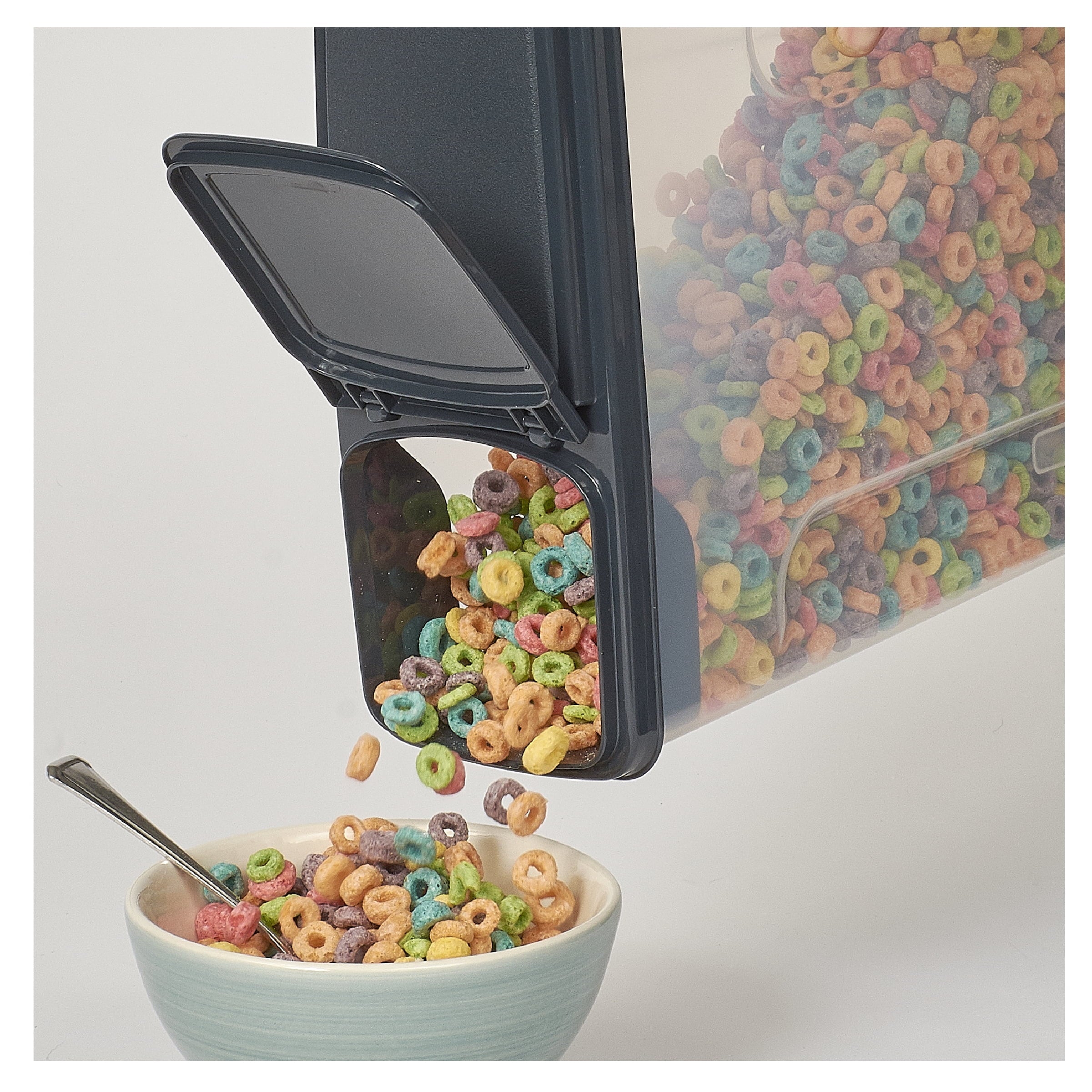 Fun Food Fidget 2-Pack Plastic Cereal Keeper Storage Containers, Kitchen Pantry Organizer Canisters for Cereal and Dry Food... - Fun Food Fidget Cookie Squishable Toy Detail