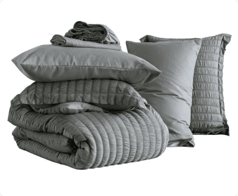 Hypoallergenic Cloud 7 Piece Queen Comforter Set, Bed in a Bag with Sheets, Pillowcases & Shams, All Season Soft Bedding, Cozy and Lightwe... - Hypoallergenic Ultra-Fluffy Quilt for Winter Detail