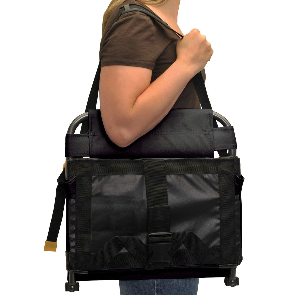 Ultra-Lightweight BleacherBack - Choice 696 - Grandstand Cushion Seat with Secure Under-Bench Hooks Detail