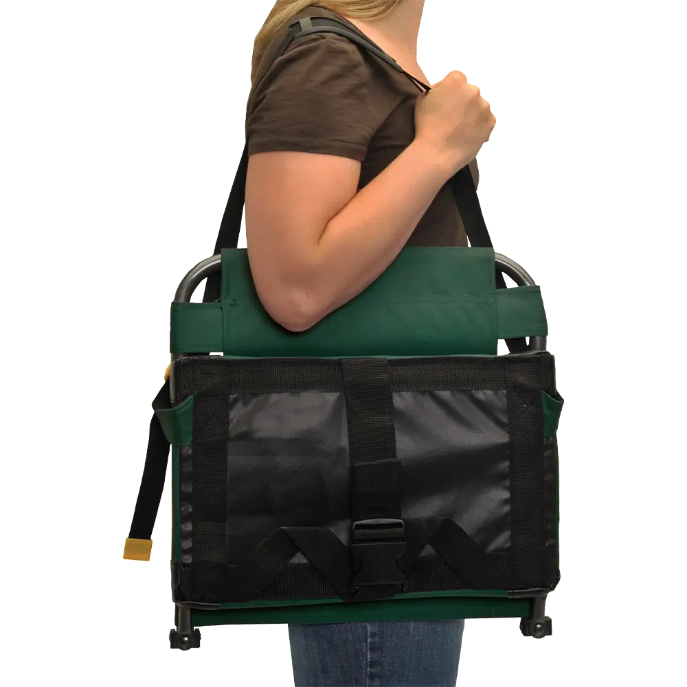 Ultra-Lightweight BleacherBack - Choice 696 - Grandstand Cushion Seat with Secure Under-Bench Hooks Detail