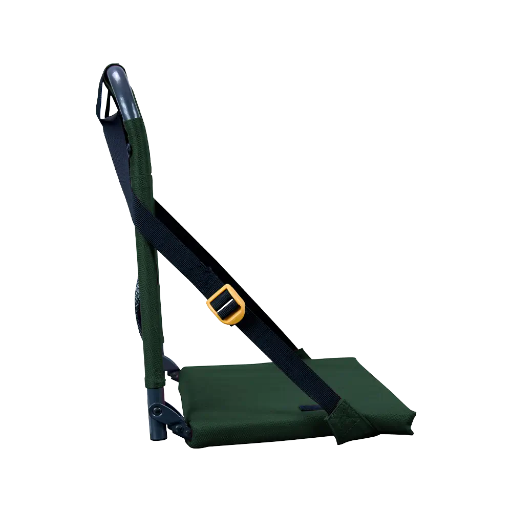 Ultra-Lightweight BleacherBack - Choice 696 - Grandstand Cushion Seat with Secure Under-Bench Hooks Detail