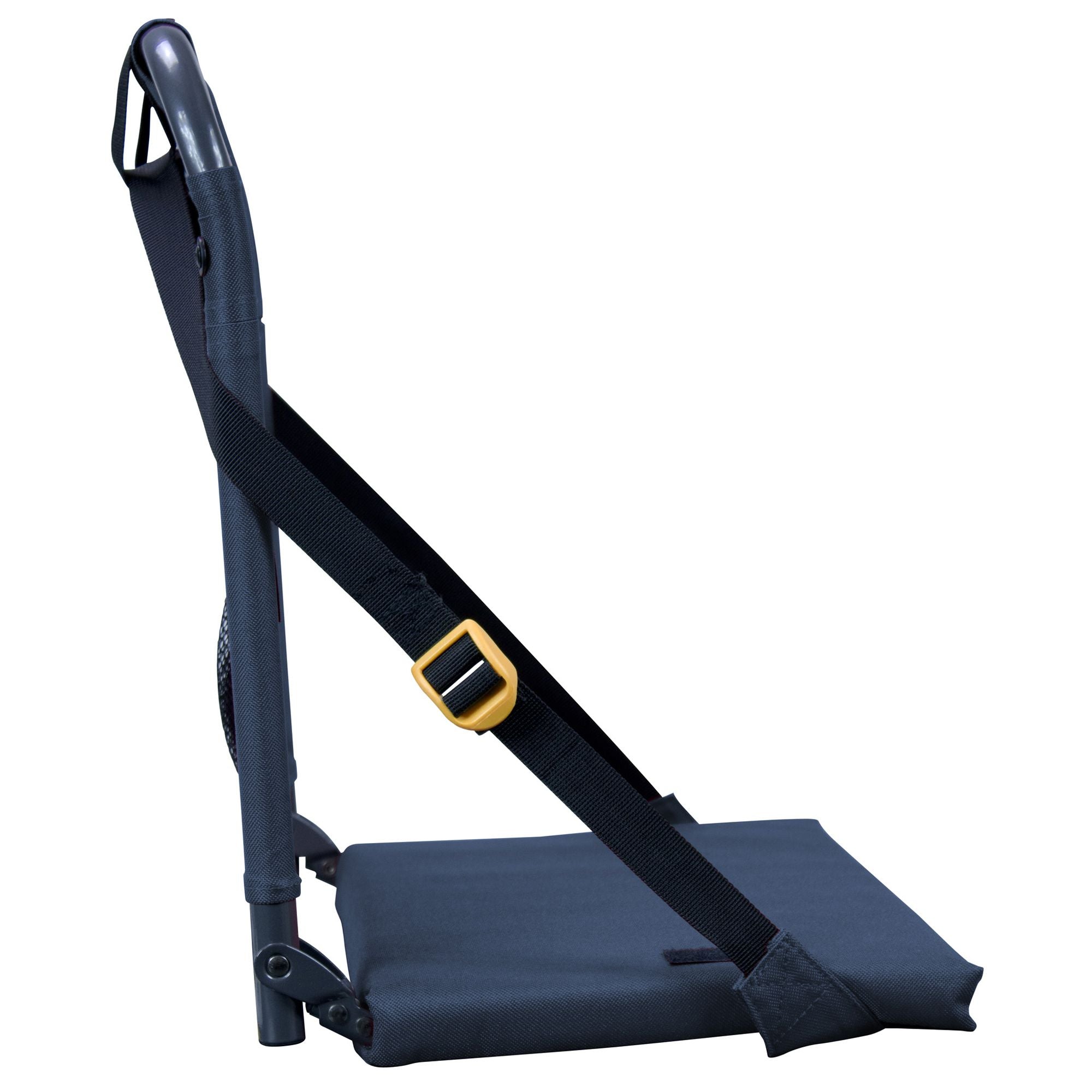 Ultra-Lightweight BleacherBack - Choice 696 - Grandstand Cushion Seat with Secure Under-Bench Hooks Detail