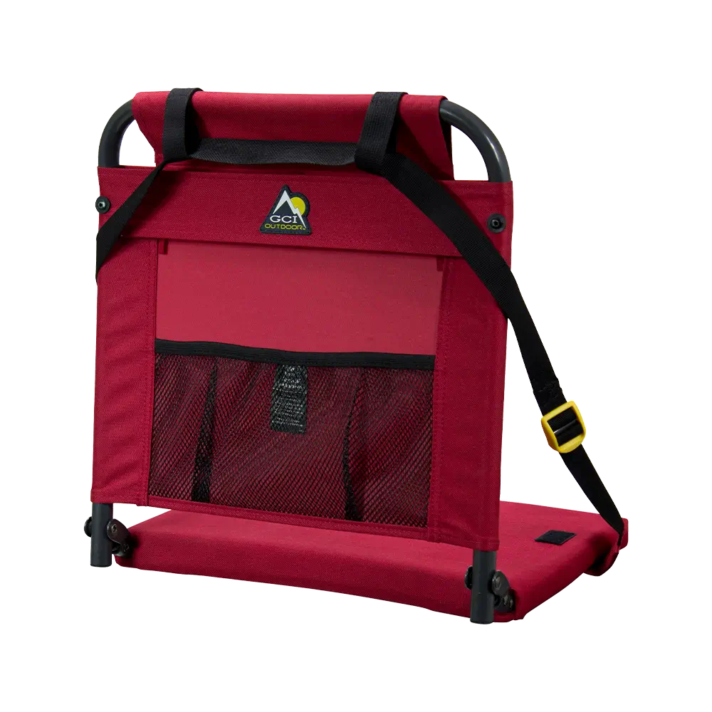 Ultra-Lightweight BleacherBack - Choice 696 - Grandstand Cushion Seat with Secure Under-Bench Hooks Detail
