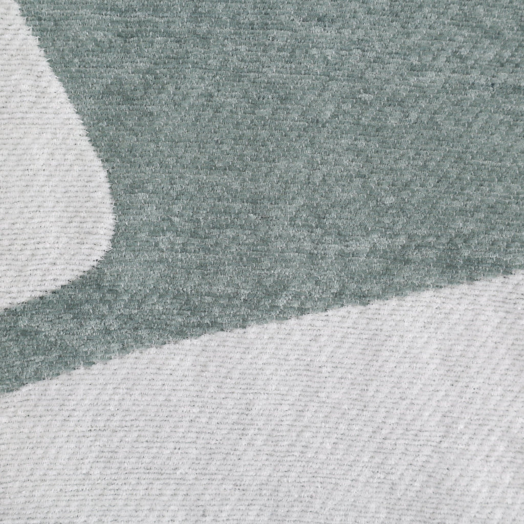 Reversible Sherpa Chenille Jacquard Soft Throw Blanket, Soft Sea - Cozy Fleece Throw Blanket for Couch & Bed Detail