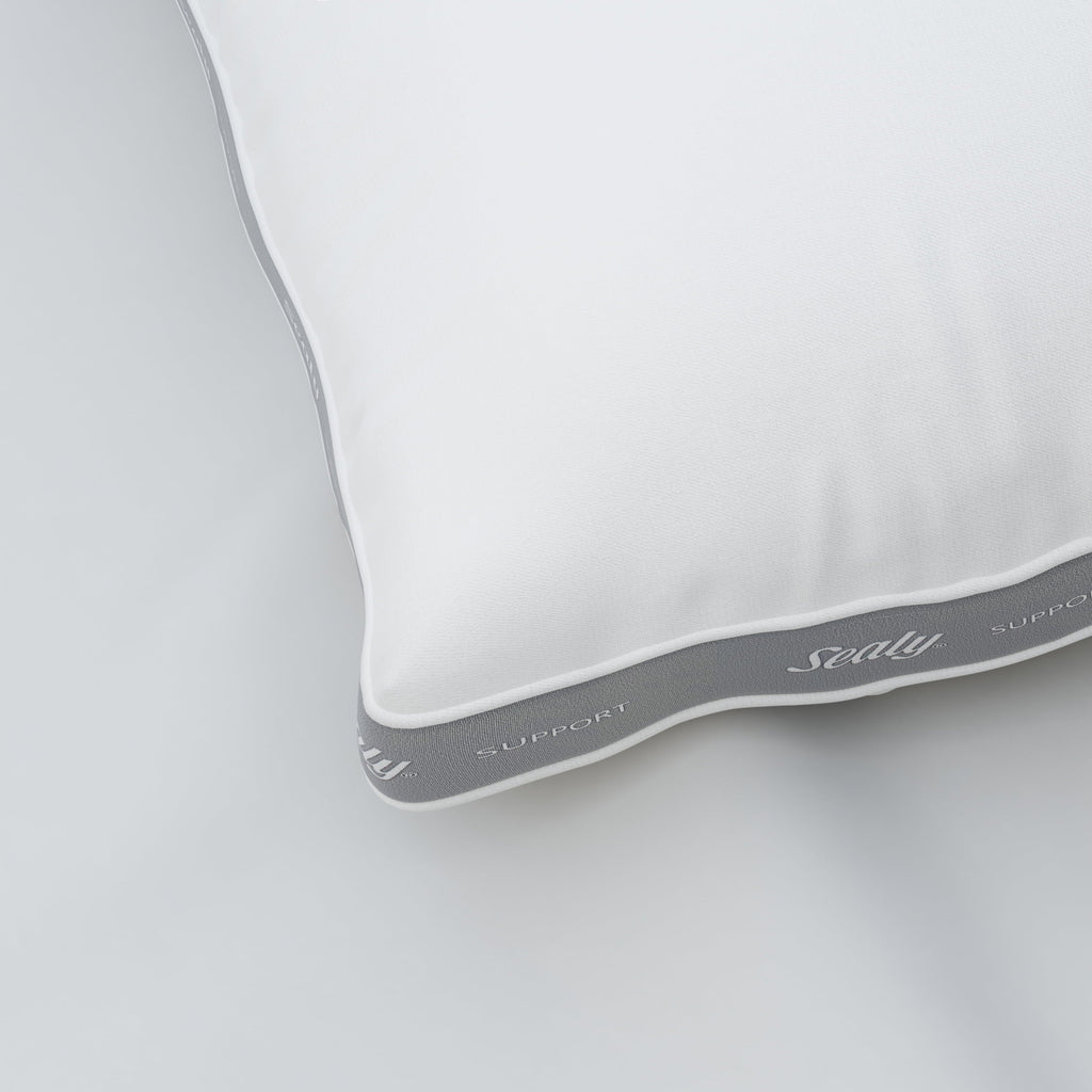 Orthopedic Support Extra Firm Support Foam Core Pillow 2pk, King - Hotel Quality Plush Sleeping Pillows Detail