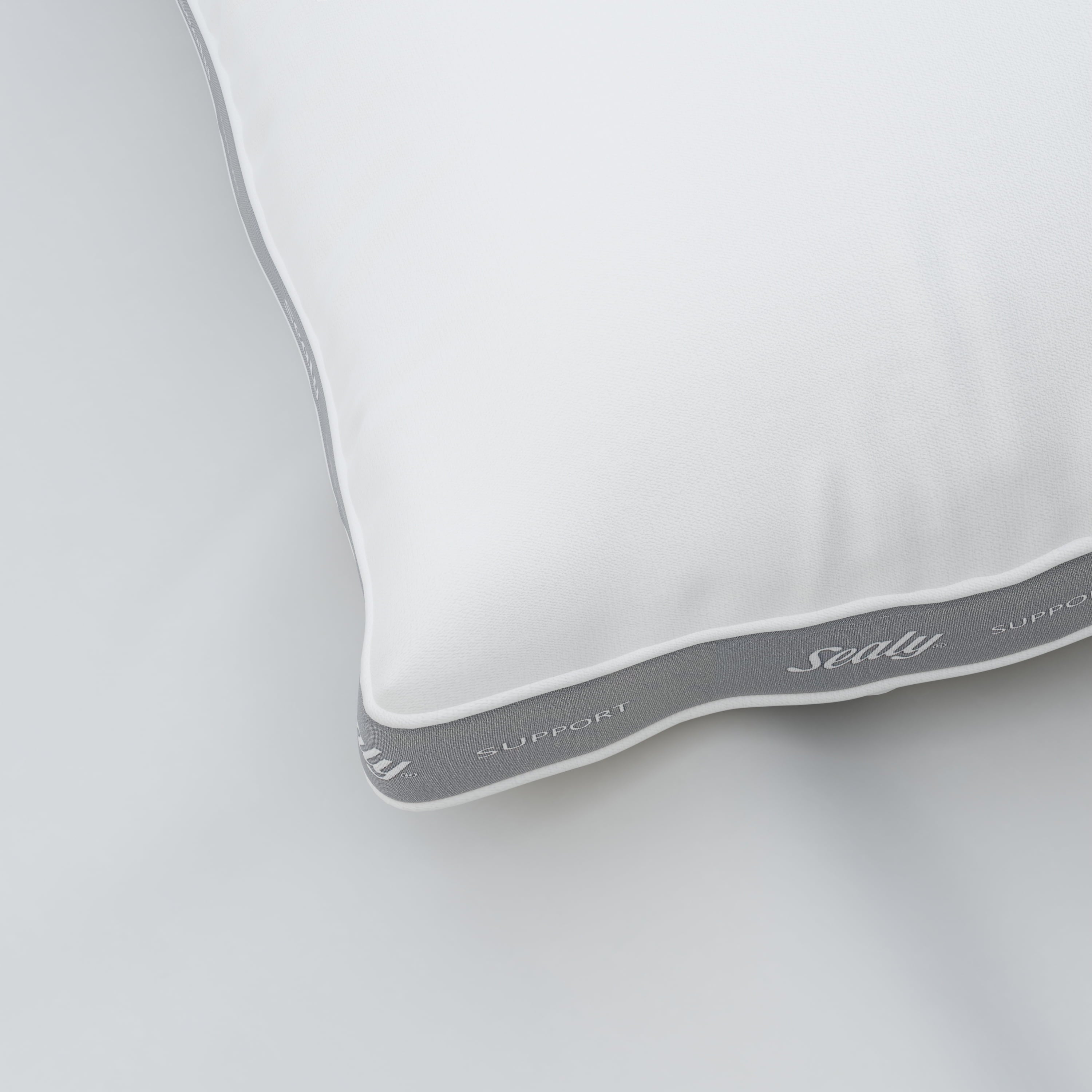 Orthopedic Support Extra Firm Support Foam Core Pillow 2pk, King - Hotel Quality Plush Sleeping Pillows Detail