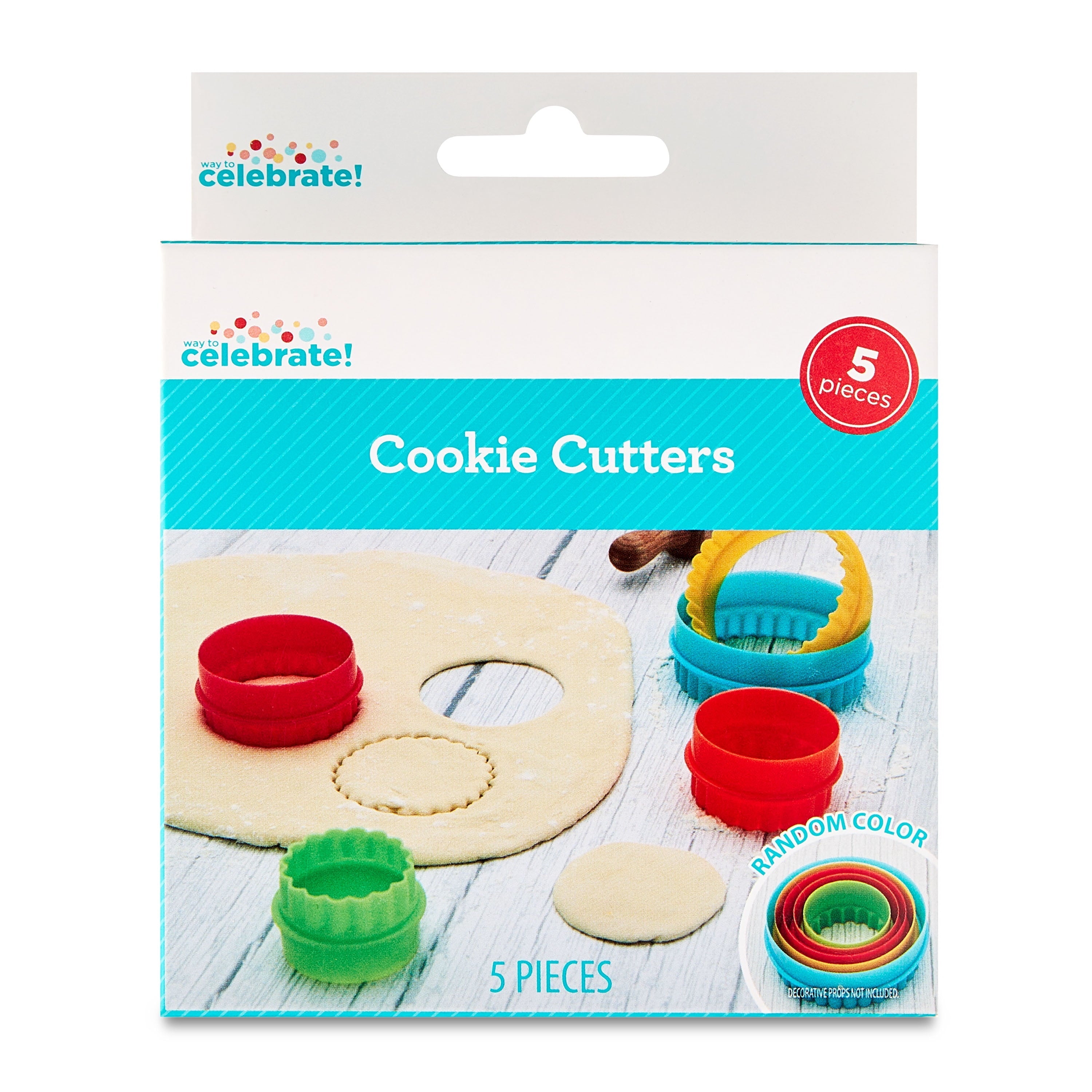 Premium Kitchen Round Double-Sided Plastic Cookie Cutter Set, 5 Pieces - Premium Stainless Steel Garlic Presser & Peeler Detail