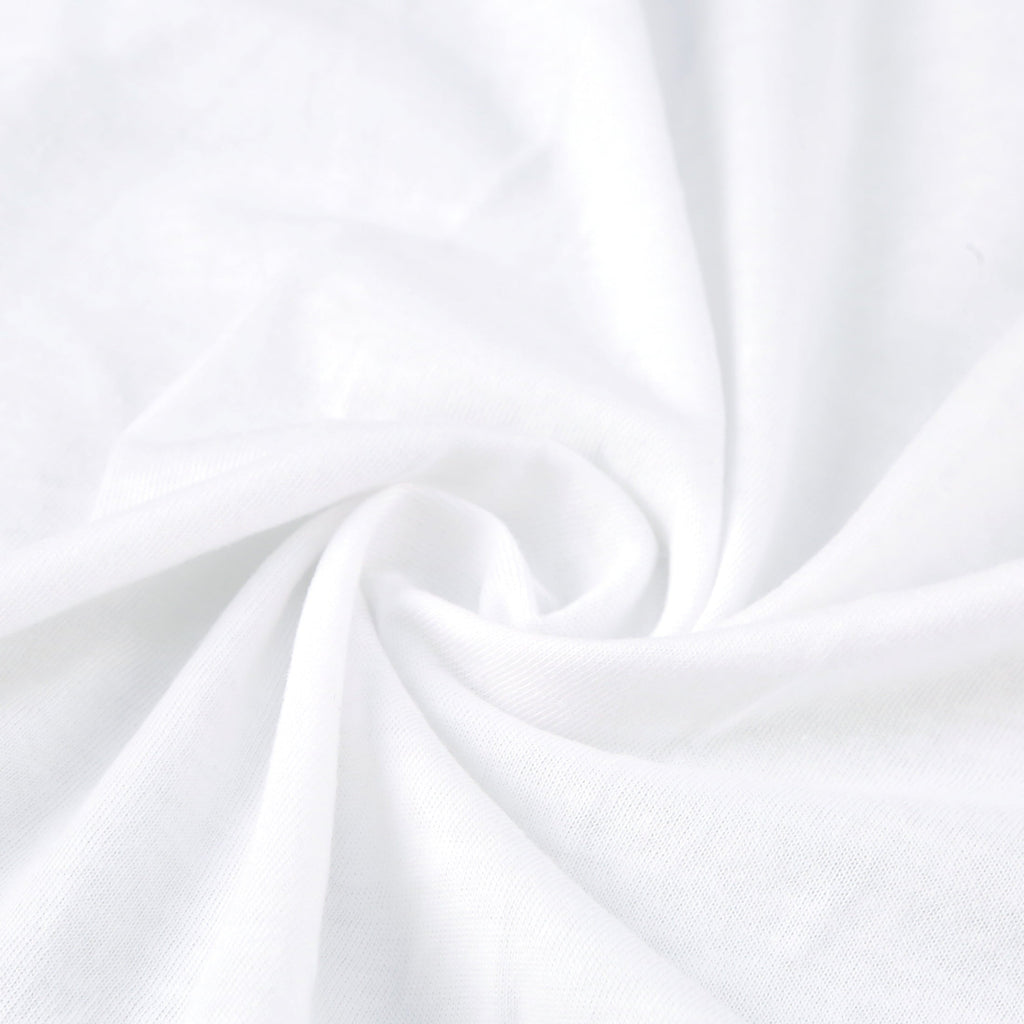Premium Egyptian Cotton TL Care 100% Natural Breathable Cotton Jersey Knit Fitted Bassinet Sheet, White, 15" x 33", Soft Breathable, for Boys... - Breathable Egyptian Cotton Flat & Fitted Sheets Detail