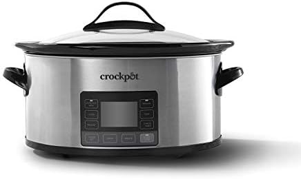 Triple-Insulated Crock-Pot MyTime 6 Quart Programmable Slow Cooker S08D - Programmable Slow Cooker with Oval Ceramic Pot - Default Title