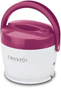 Mini Personal Crock-Pot Lunch Crock Portable Food Warmer 20oz – Pink S03U - Self-Heating Lunch Box for Office and Car Travel - Pink