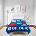 Super Soft Flannel Master Builder Kids Blue Silk Touch Throw Blanket 62" x 90" Ultra-Soft and Cozy - Cozy Fleece Throw Blanket for Couch & Bed - Default Title