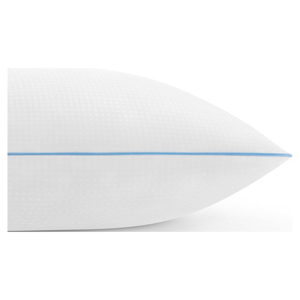 Hotel Collection Cool Nites Bed Pillow, Standard/Queen, 2 Pack - Orthopedic Shredded Foam Bed Pillow Set Detail