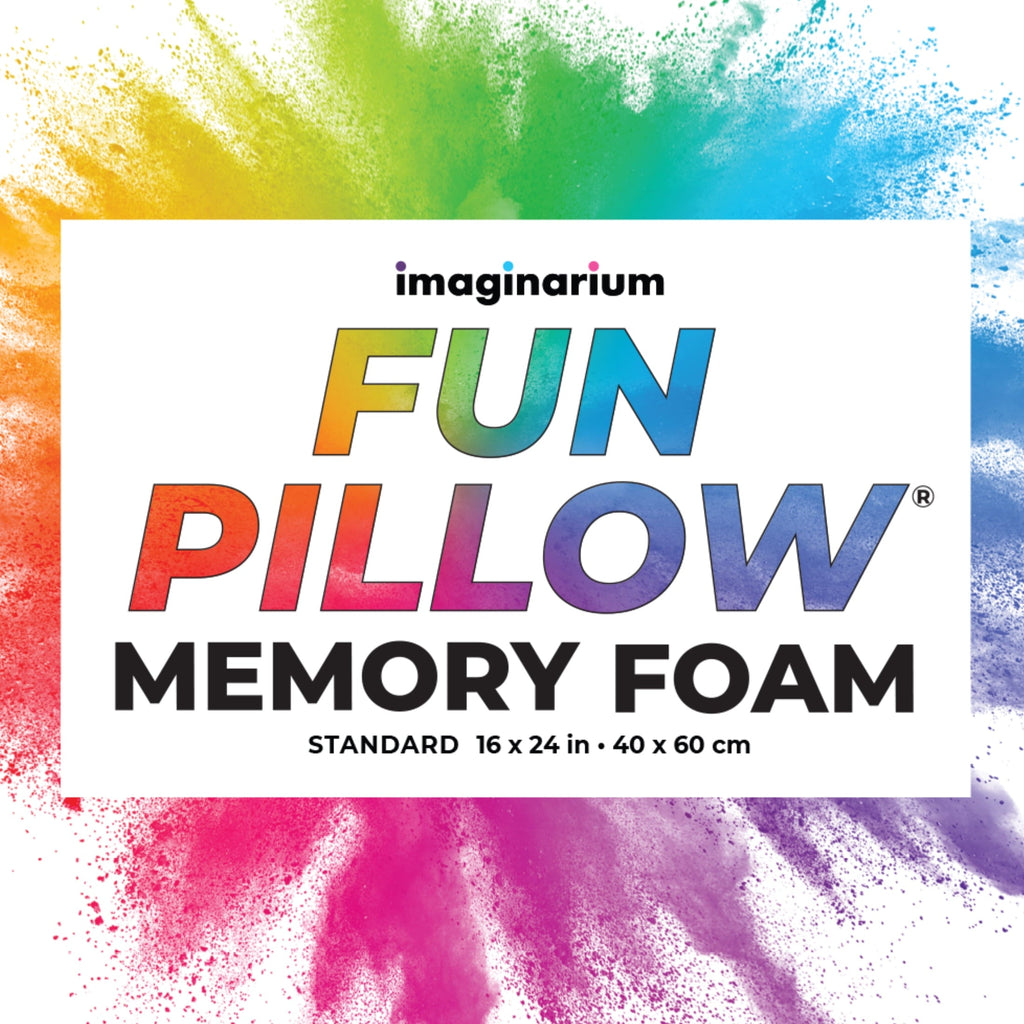 Hotel Collection Memory Foam Fun Pillow with Cool-to-the-Touch Cover, Standard/Queen, Cosmic Blue, 2 Pack - Ergonomic Memory Foam Pillow for Neck Pain Support Detail