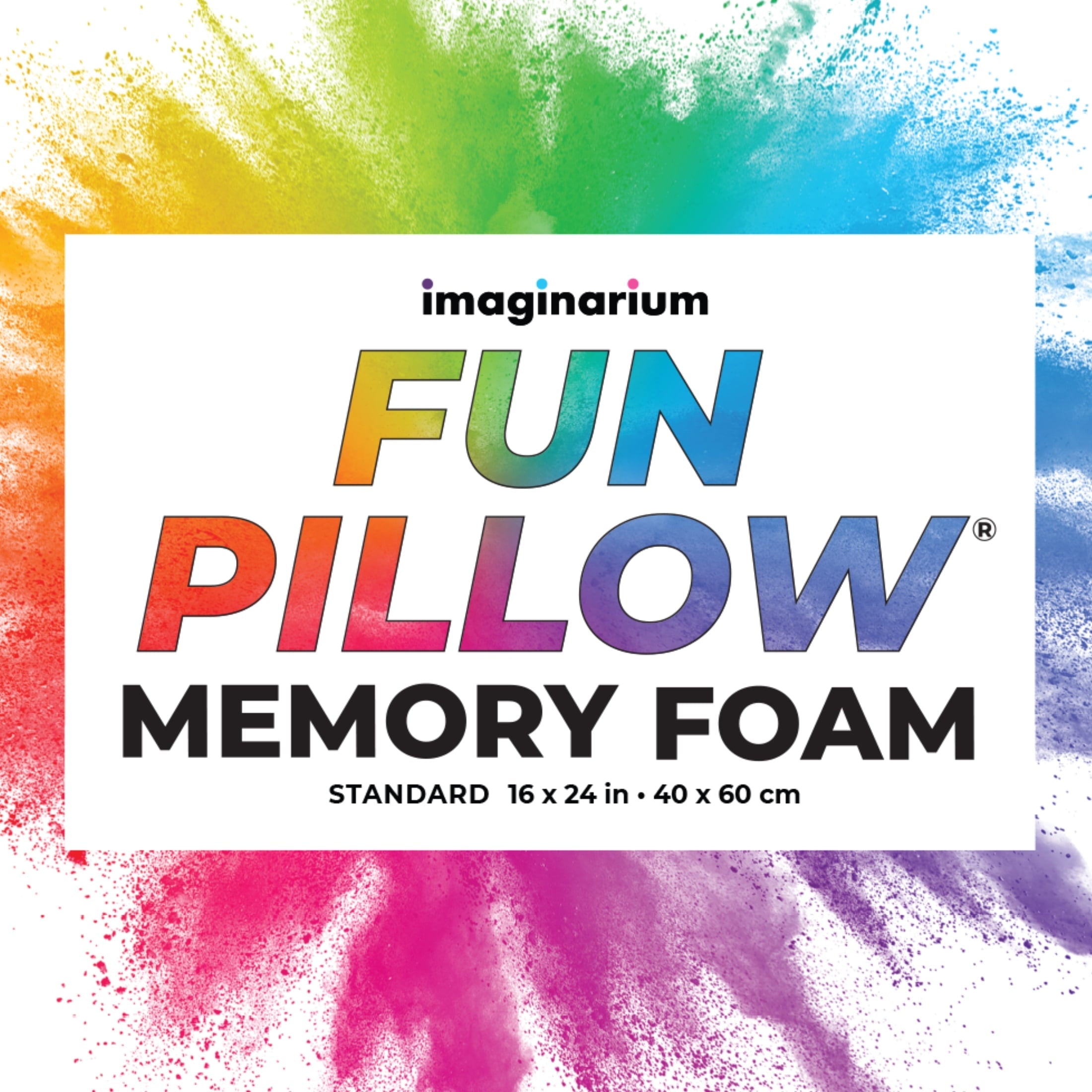 Hotel Collection Memory Foam Fun Pillow with Cool-to-the-Touch Cover, Standard/Queen, Cosmic Blue, 2 Pack - Ergonomic Memory Foam Pillow for Neck Pain Support Detail