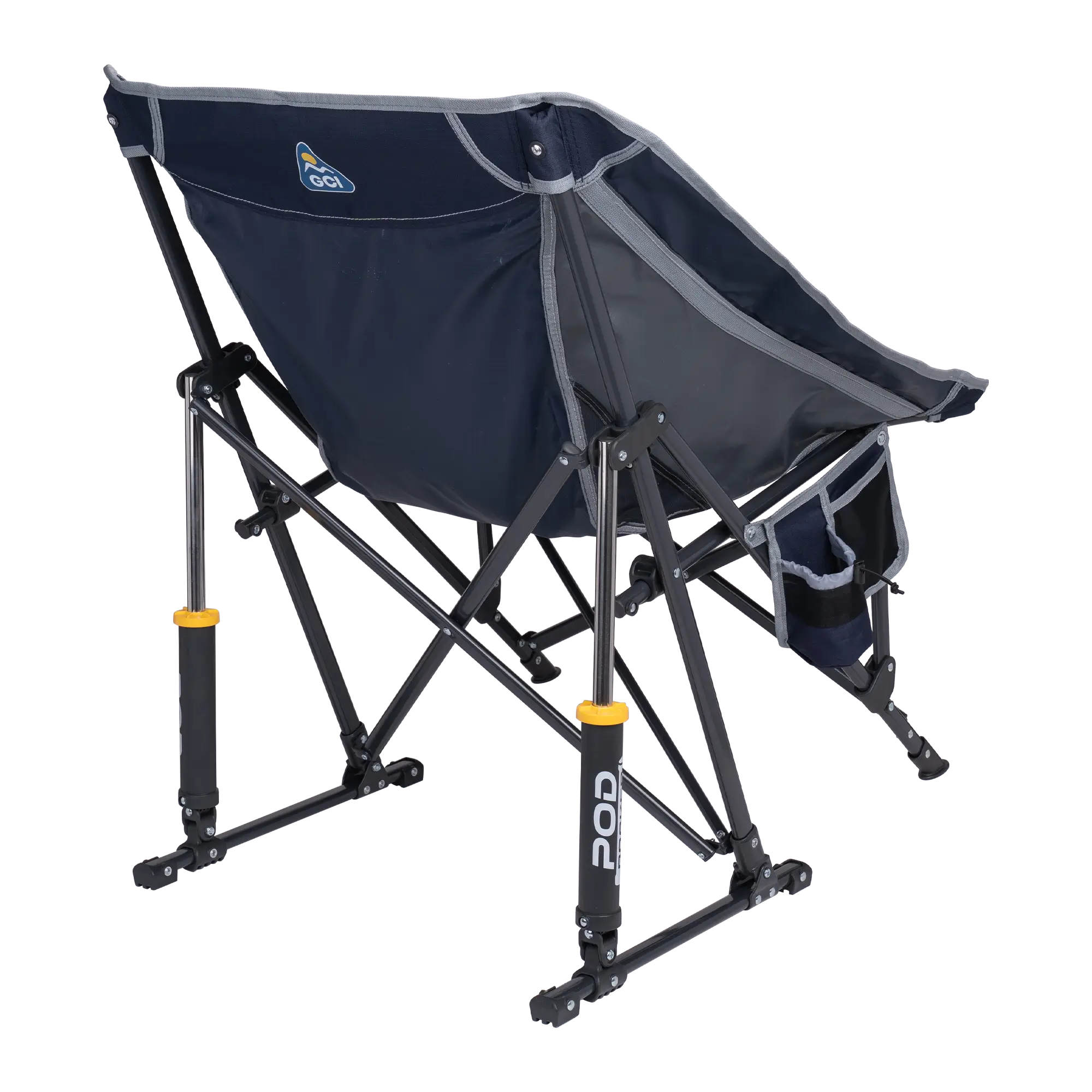 Smooth Motion Pod Rocker - Choice 933 - Heavy-Duty Kickback Rocker with Beverage Holder Detail