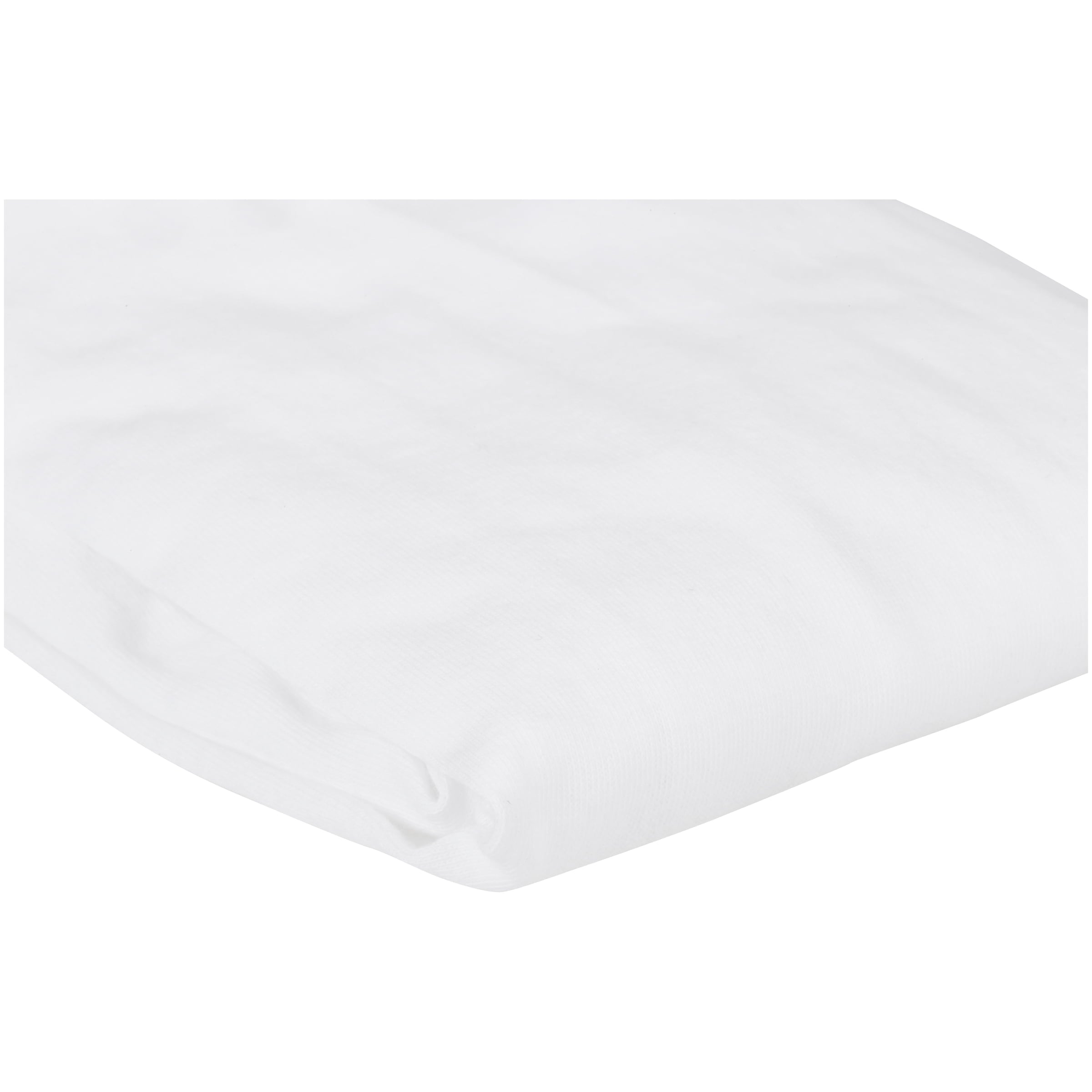 Premium Egyptian Cotton TL Care 100% Natural Breathable Cotton Jersey Knit Fitted Bassinet Sheet, White, 15" x 33", Soft Breathable, for Boys... - Breathable Egyptian Cotton Flat & Fitted Sheets Detail
