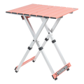 Multi-Functional Cook Compact Camp Table 20 - Choice 513 - Multi-Functional Heavy-Duty Grilling Table Counter - Coral
