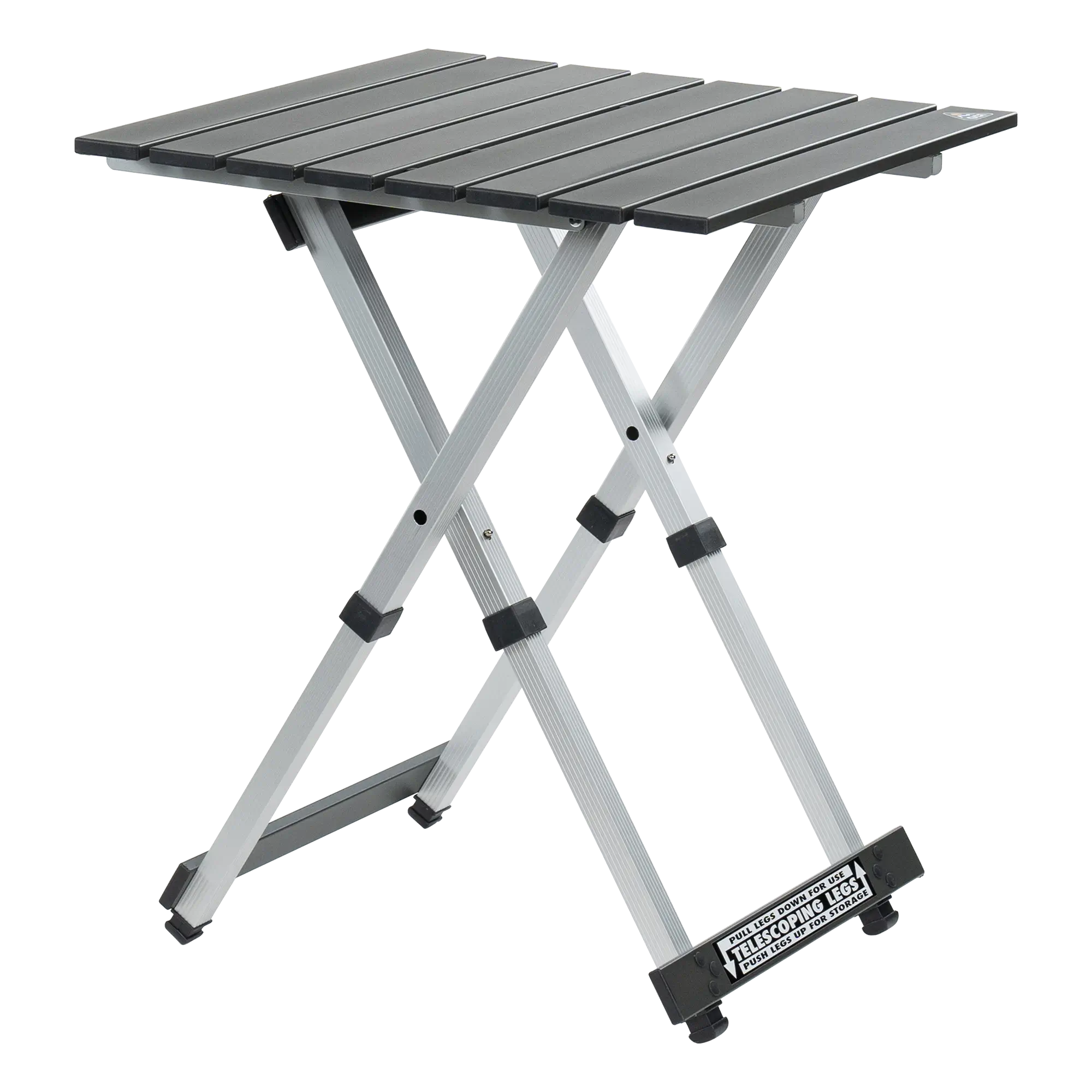 Multi-Functional Cook Compact Camp Table 20 - Choice 513 - Multi-Functional Heavy-Duty Grilling Table Counter - Black Chrome