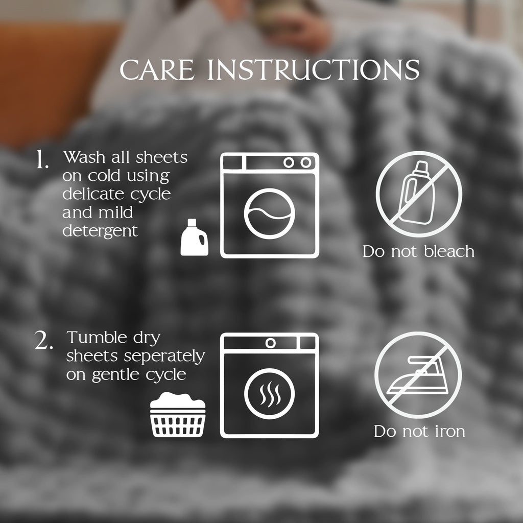 Decorative Knitted Serenade Gray Textured Faux Fur Throw Blanket, 50 x 70 - Lightweight Plush Warm Blanket for All Seasons Detail