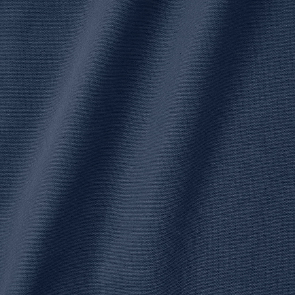 Wrinkle-Resistant 300 Thread Count Easy Care Blue Cove Cotton Blend Percale Flat Bed Sheet, King - Breathable Egyptian Cotton Flat & Fitted Sheets Detail