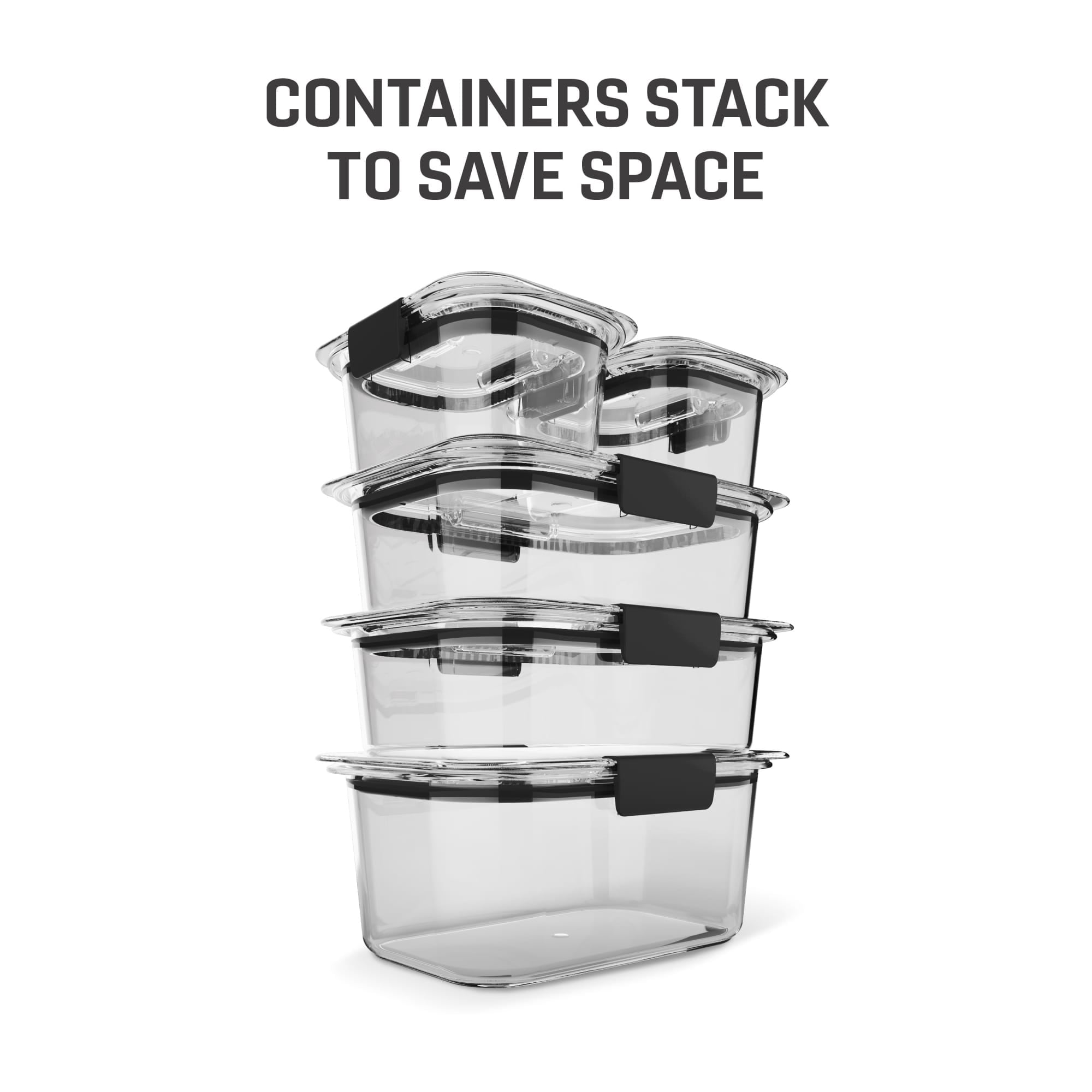 Playful Geometric 10-Piece Set, Leak-Proof and Clear Food Storage Containers - Deliciously Soft Cupcake Sensory Glob Detail