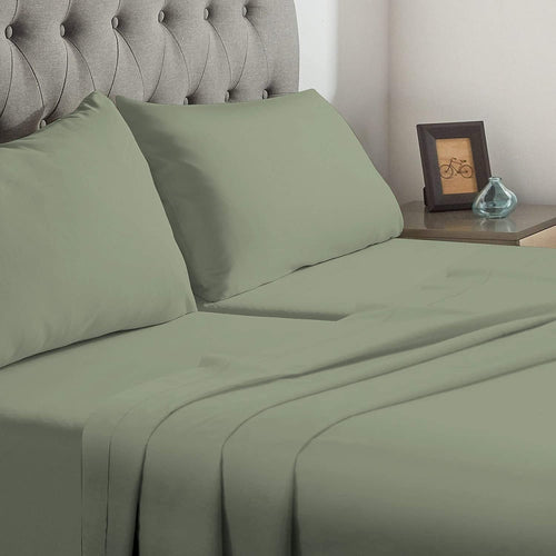 Cooling Sateen Split-California King Bed Sheet Set (5-Pieces) Adjustable Bed Sheets - 800 Thread Count 100% Egyptian Cotton - 15" De... - Luxury Bed Sheet Set with Deep Pockets Detail