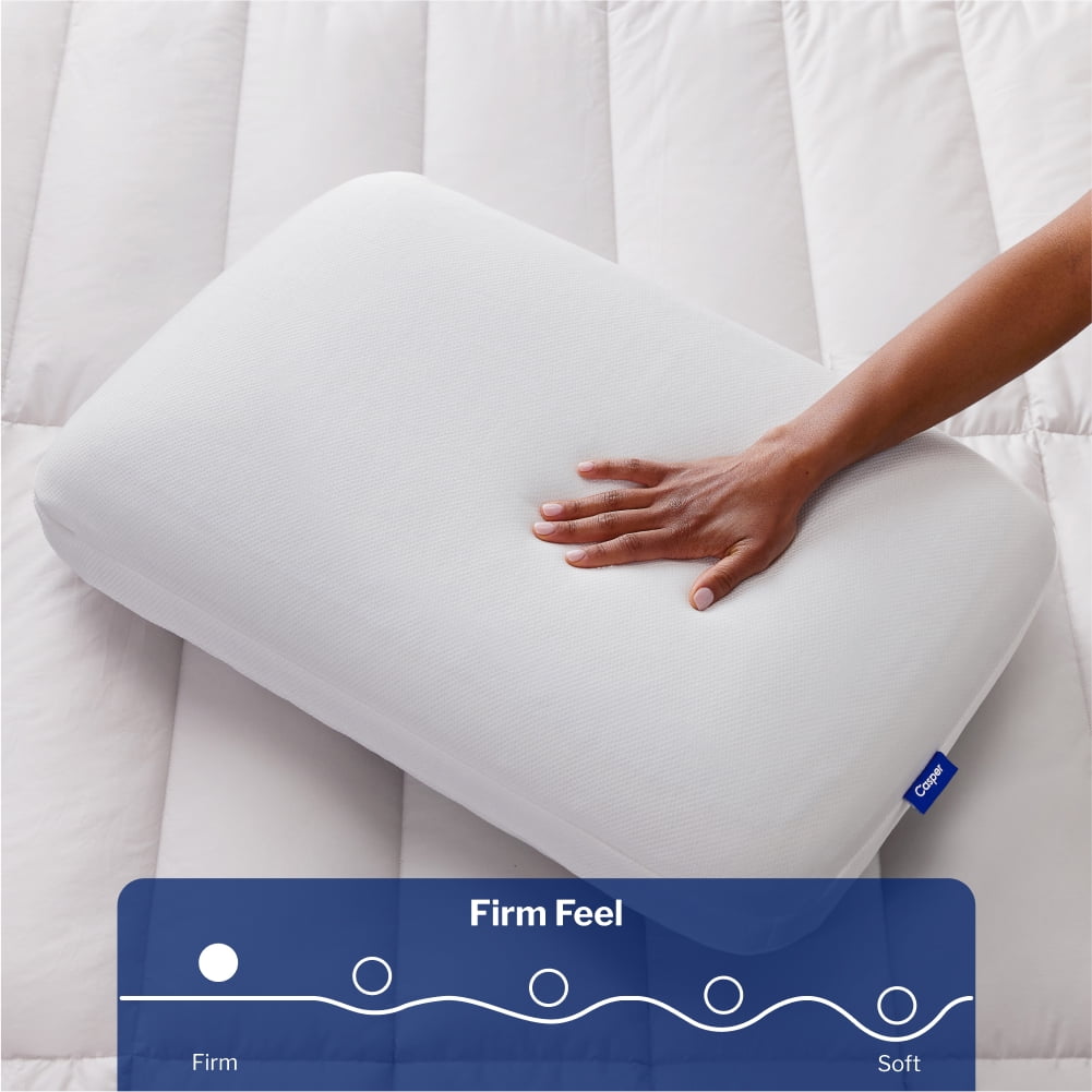 Ergonomic Memory Foam Essential Cooling Foam Pillow, Standard - Orthopedic Shredded Foam Bed Pillow Set Detail