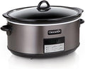 Triple-Insulated Crock-Pot 8 Quart Programmable Slow Cooker with Auto Warm S28G - Large Capacity Electric Stew Pot & Slow Cooker - Default Title