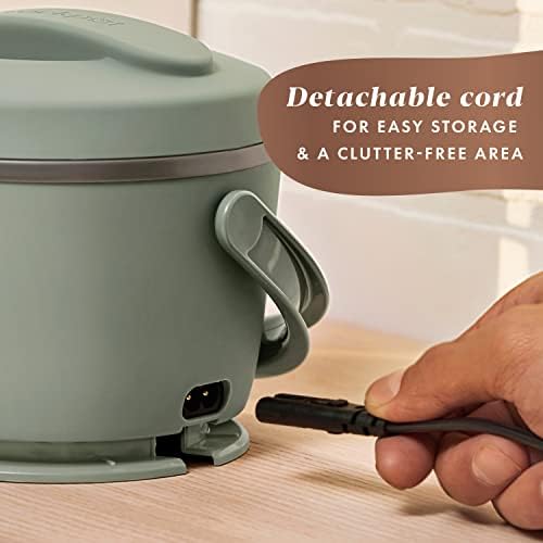 Self-Heating Crock-Pot Portable Electric Lunch Box Food Warmer – Green S21D - Portable Electric Lunch Box Food Warmer Detail