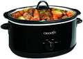 Programmable Crock-Pot 8 Quart Manual Slow Cooker – Black S10Q - Programmable Slow Cooker with Oval Ceramic Pot - 8 Quarts Black