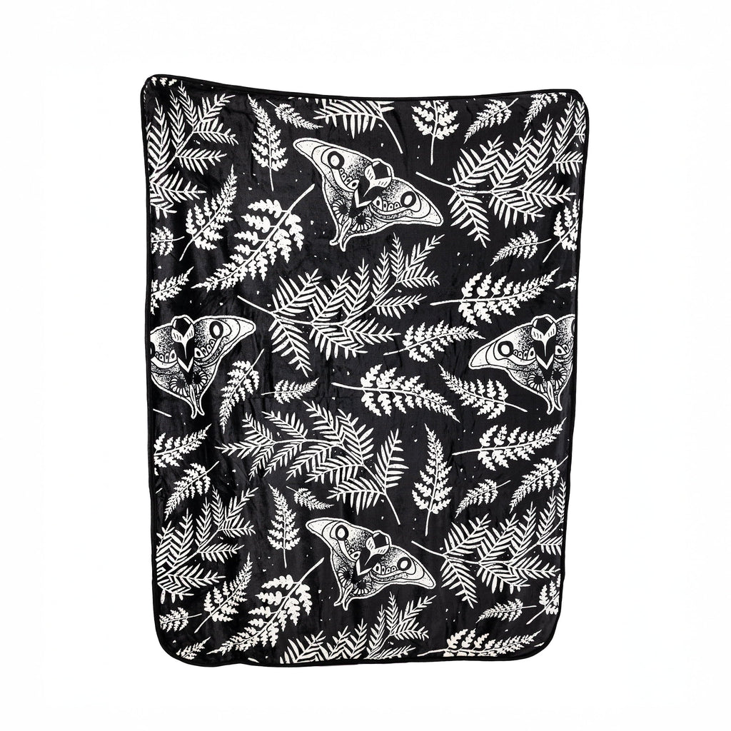 Super Soft Flannel Black and White Polyester Throw Blanket, 50" X 60" - Luxury Knitted Decorative Throw Blanket with Fringes Detail