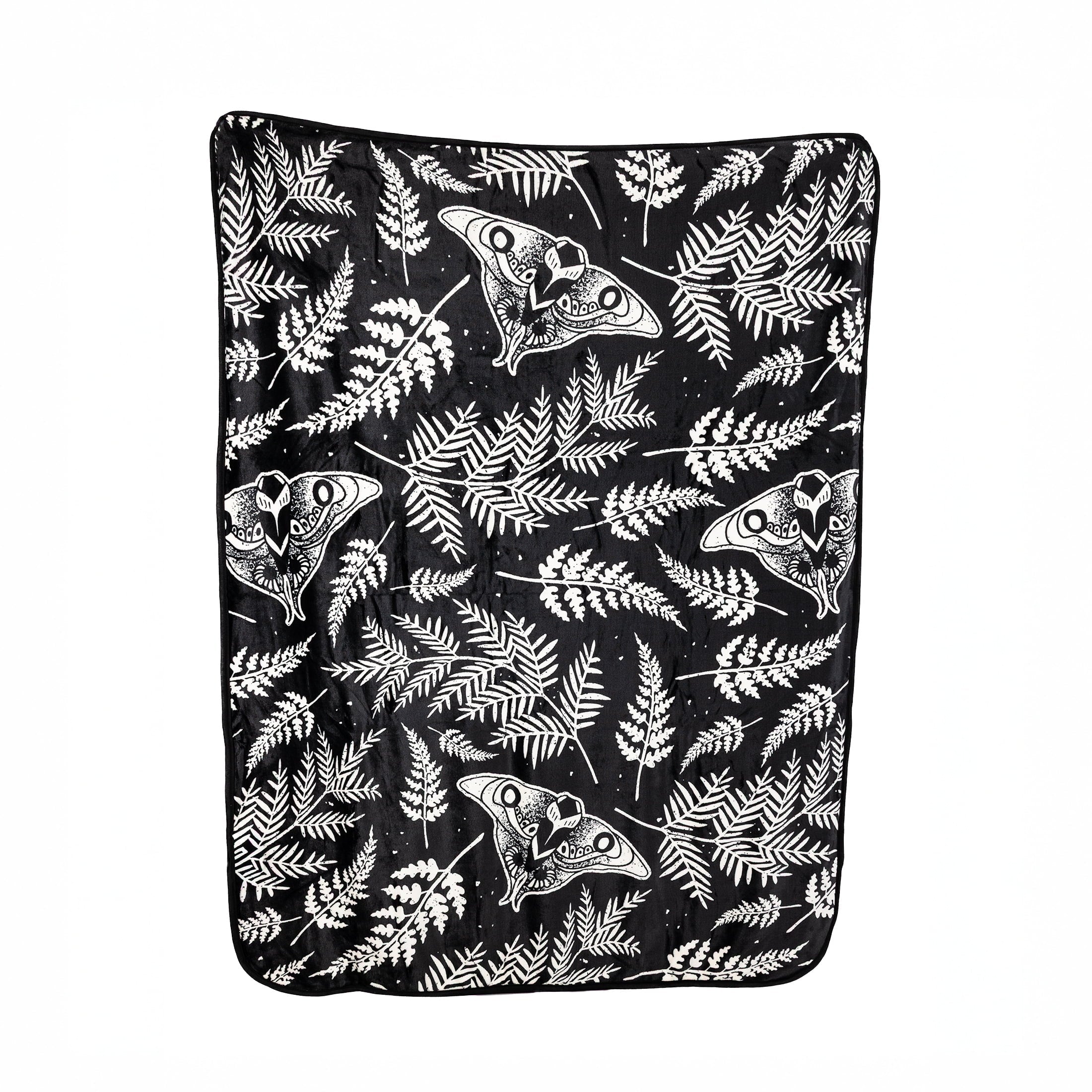 Super Soft Flannel Black and White Polyester Throw Blanket, 50" X 60" - Luxury Knitted Decorative Throw Blanket with Fringes Detail
