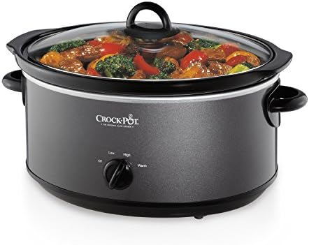 Digital Control Crock-Pot 7 Quart Slow Cooker – Charcoal S09Q - Large Capacity Electric Stew Pot & Slow Cooker Detail
