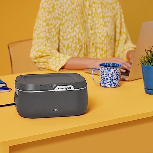 Rapid Heating Crock-Pot Portable Electric Lunch Box Food Warmer 28oz S14W - Self-Heating Lunch Box for Office and Car Travel Detail