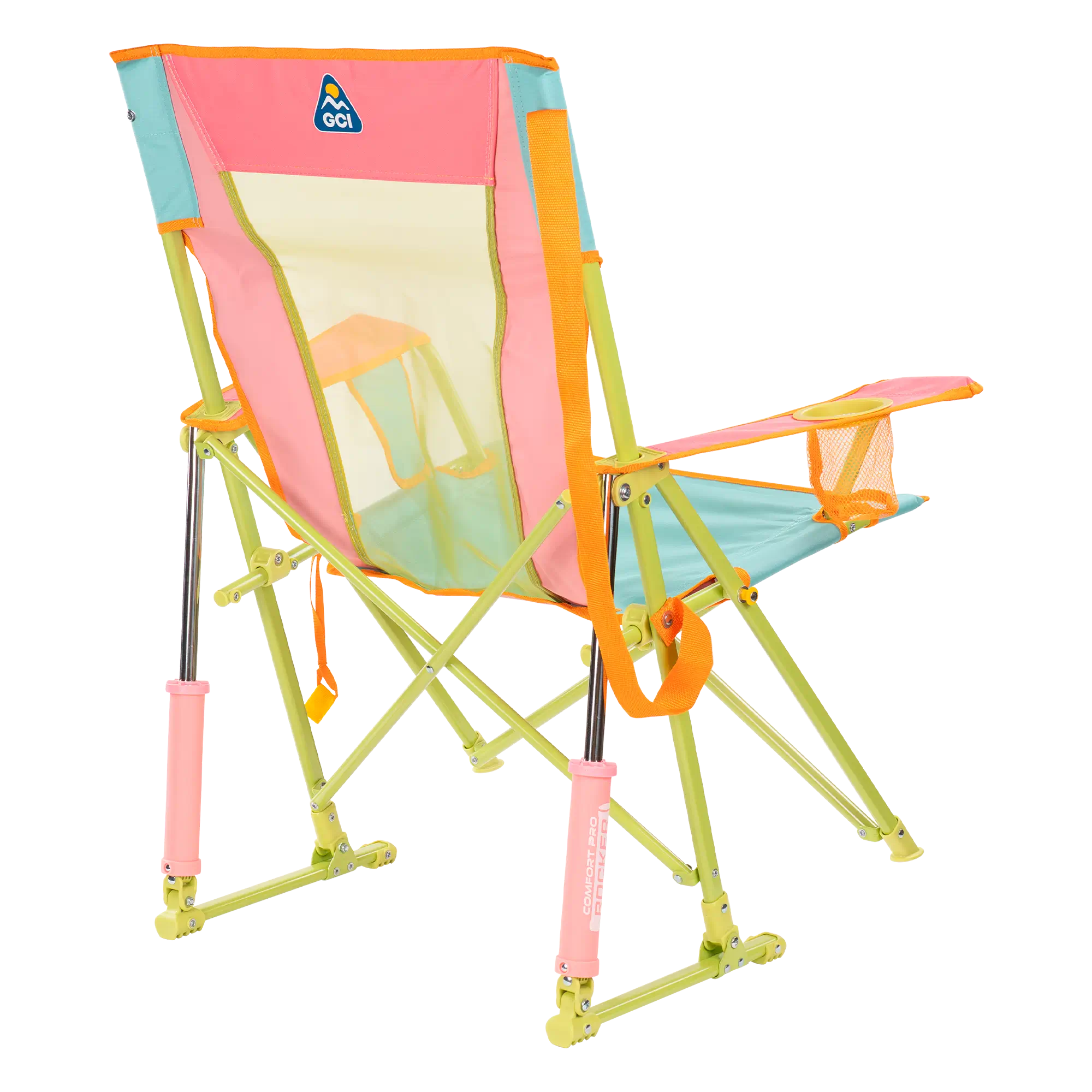 Luxury Camp Comfort Pro Rocker - Choice 375 - RoadTrip Rocker Smooth Motion Camp Chair Detail