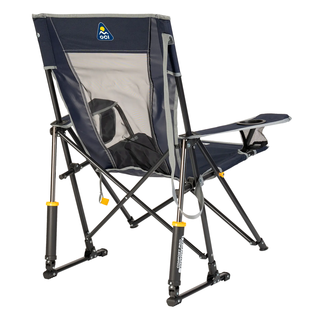 Luxury Camp Comfort Pro Rocker - Choice 375 - RoadTrip Rocker Smooth Motion Camp Chair Detail