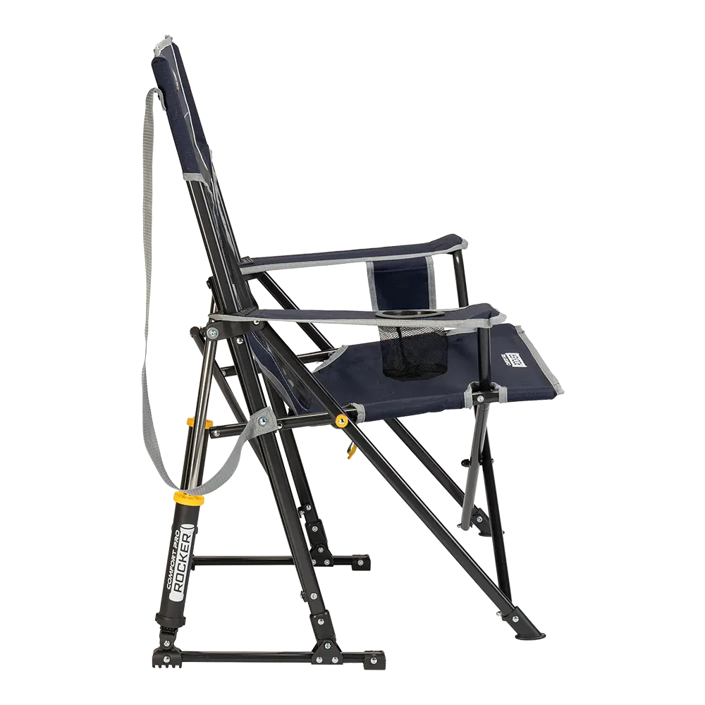 Luxury Camp Comfort Pro Rocker - Choice 375 - RoadTrip Rocker Smooth Motion Camp Chair Detail