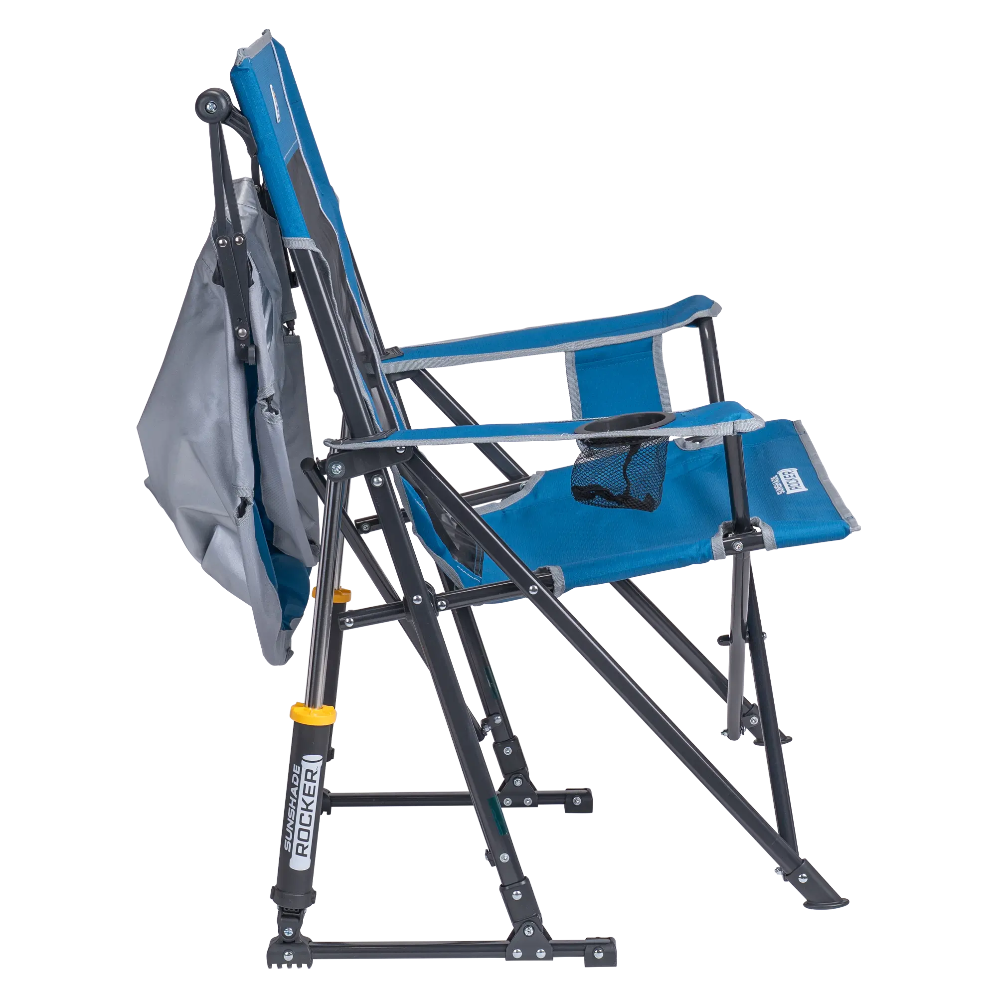 Heavy-Duty Freestyle SunShade Rocker - Choice 550 - Patented Spring-Action Rocking Chair for Camping Detail