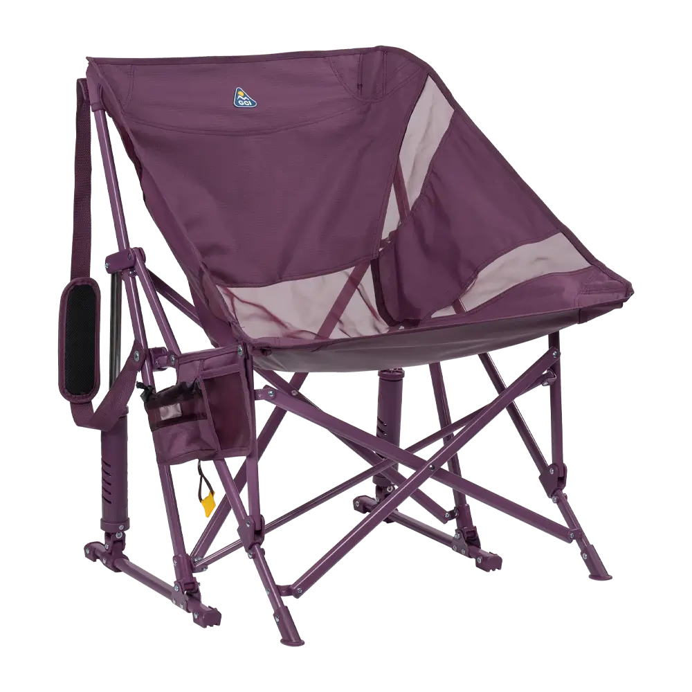 Smooth Motion Pod Rocker Elite - Choice 832 - Freestyle Rocker Portable Outdoor Folding Chair - Pastel Amethyst