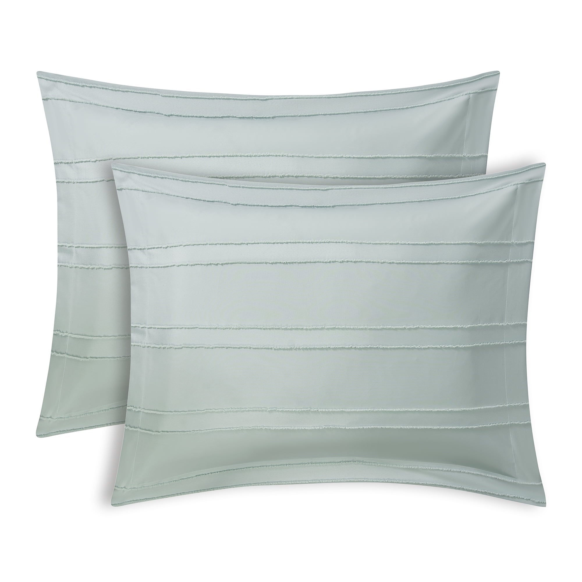Luxurious Quilted Mint 10 Piece Bed in a Bag Comforter Set with Sheets, Queen - Cloud-Like Soft Lightweight Bed Comforter Detail