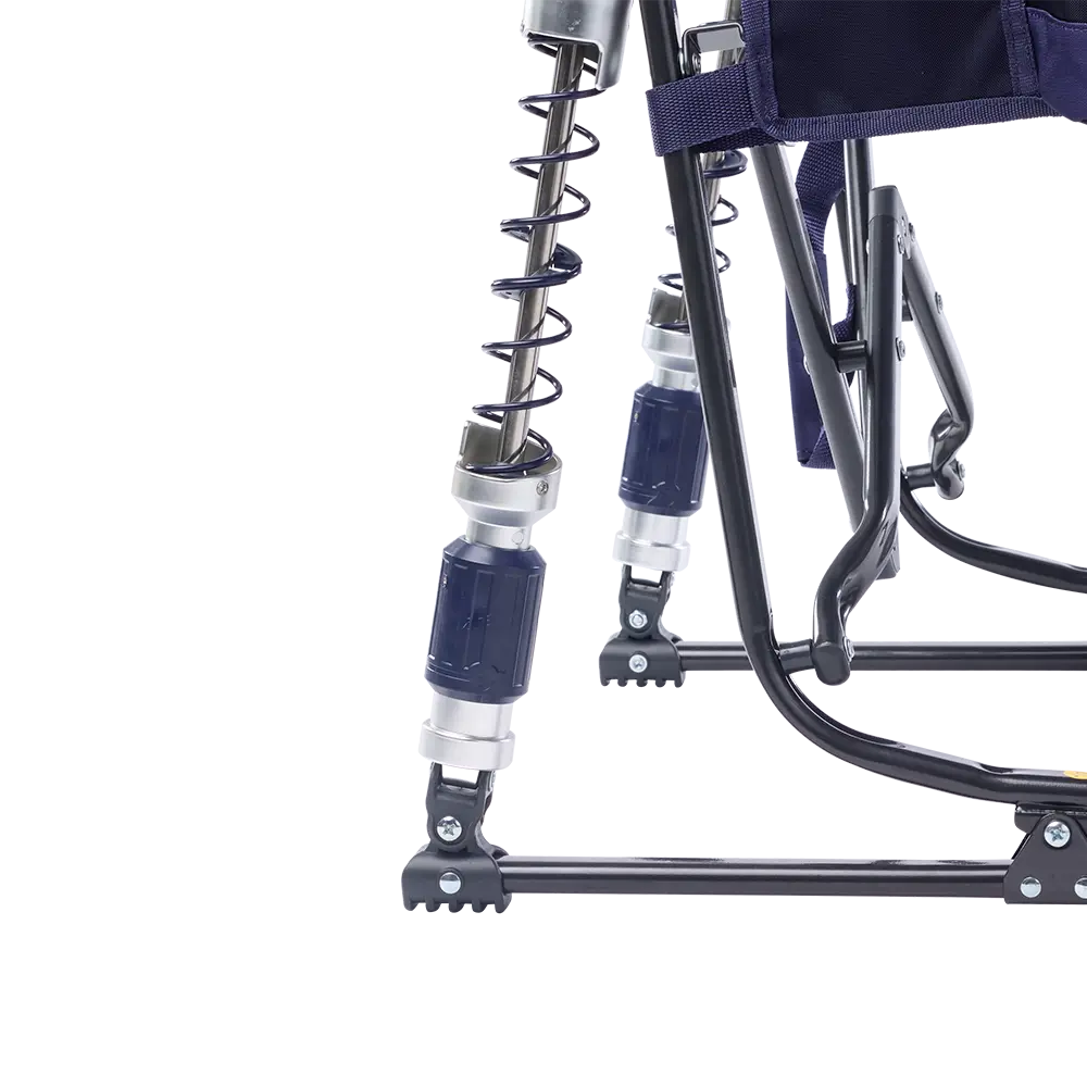 Luxury Camp Adjustable Rocker - Choice 573 - Heavy-Duty Kickback Rocker with Beverage Holder Detail