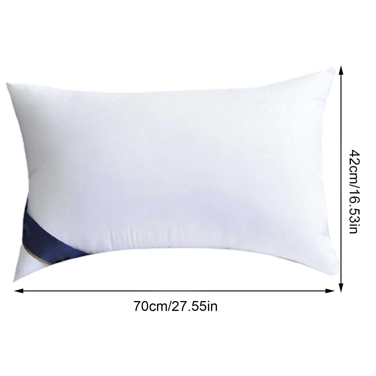 Hotel Collection 2Pcs Soft Feather Velvet Down Pillow Standard Size, Hotel-grade Feather Pillow for Sleeping, Skin-friendly Cotton Fab... - Hotel Quality Plush Sleeping Pillows Detail